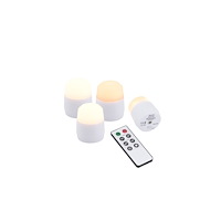 Security System Securit® 4 st. extra AMSTERDAM LED-värmeljus, exkl. laddning...