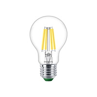 Philips Philips - LED-glödlampa med filament - form: A60 - klar finish - E27 - 2.3 W - svalt vitt ljus - 4000 K