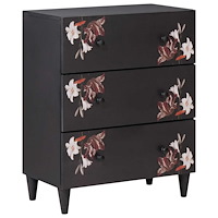 vidaXL Förvaringsskåp Flerfärgsdesign 60 x 33,5 x 75 cm