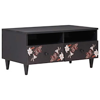 vidaXL Kaffeebord Flerfärgsdesign 80 x 54 x 40 cm Massivt mangoträ