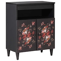 vidaXL Förvaringsskåp med lagring Flerfärgsdesign 60 x 33,5 x 75 cm