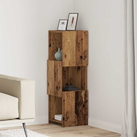 vidaXL Hörnskåp Vit 30,5x30x95cm Konstruerat trä