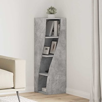 vidaXL Hörnskåp Vit 32x32x102cm Konstruerat trä