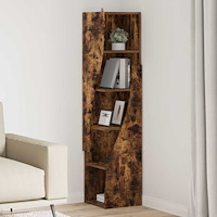 vidaXL Hörnskåp Vit 32x32x140cm Konstruerat trä