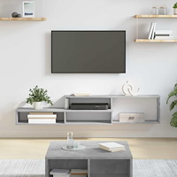 vidaXL VäggTV-stativ 150x25x28,5cm Konstruerat trä