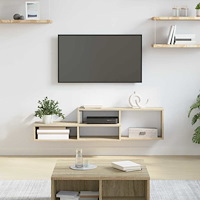 vidaXL VäggTV-stativ 120x25x28,5cm Konstruerat trä