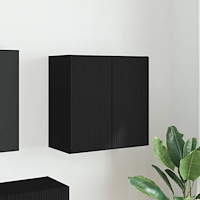 vidaXL TV Vägghylla Svart 59,5 x 31 x 60 cm Konstruerat trä