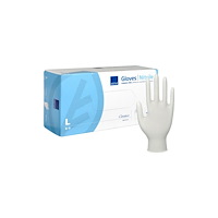 Abena Undersökningshandske, ABENA Classic Protect, storlek L, vit,...