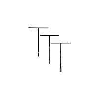 YATO Yato YT-15791, Hylsnyckeluppsättning, 3 styck, Svart, T-form...