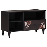 vidaXL Förvaringsskåp med låda Flerfärgsdesign 80 x 33,5 x 46 cm