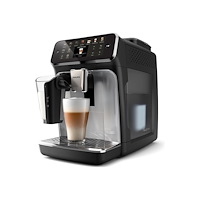 Philips Philips Series 4400 EP4446 - automatisk kaffekokare med mjölkskummare - 15 bar - svart/silver