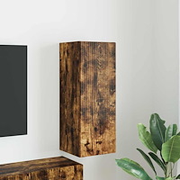 vidaXL TV Vägghylla Rökt ek 30 x 31 x 80 cm Konstruerat trä