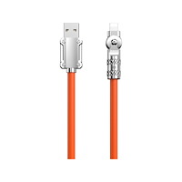 Dudao Dudao L24AL USB-A to angled Lightning cable 30W 1m 180° rota...
