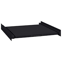 vidaXL Tvättmaskin Mellanhylla Svart 60 x 60 x 8 cm Stål