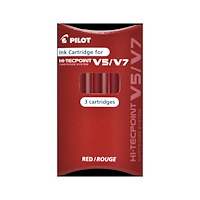 PILOT Refill PILOT Hi-Tecpoint V5/V7 röd 3/fp