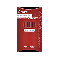PILOT Refill PILOT Hi-Tecpoint V5/V7 röd 3/fp