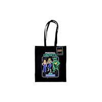 Pyramid International Steven Rhodes (Personal Growth) Black Tote Bag