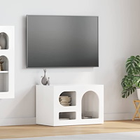 vidaXL TV-skåp Högblanka vita 60 x 35 x 40 cm Konstruerat trä