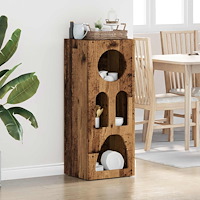 vidaXL Sideboard Gammalt trä 40 x 35 x 100.5 cm Konstruerat trä