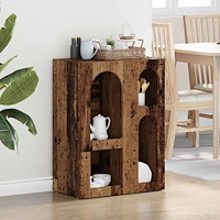 vidaXL Sideboard Gammalt trä 59 x 35 x 80.5 cm Konstruerat trä