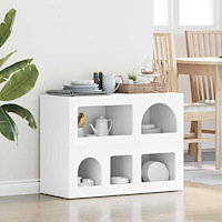 vidaXL Sideboard Vit 80,5 x 35 x 59 cm Konstruerat trä
