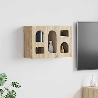 vidaXL Hängande skåp Sonoma-ek 60 x 20 x 40 cm Konstruerat trä