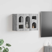 vidaXL Hängande skåp Grå Sonoma 60 x 20 x 40 cm Konstruerat trä