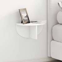 vidaXL Vägg hylla Väggmonterad Vit 38 x 19 x 19 cm Konstruerat trä