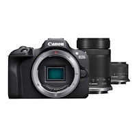 CANON Canon EOS R100 - digitalkamera RF-S 18-45 mm F4,5-6,3 IS STM objektiv, 55-210 mm F5,0-7,1 IS STM objektiv