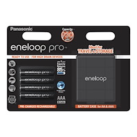 Panasonic Panasonic eneloop pro BK-4HCDEC4BE batteri - 4 x AAA - NiMH
