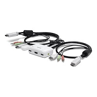 TRENDnet TRENDnet TK 215i - omkopplare för tangentbord/video/mus/ljud - 2 portar