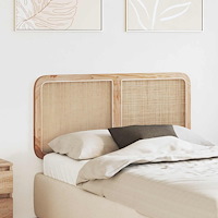 vidaXL Huvudgavel med huvudgavel Naturfärg 120 x 55 x 3 cm Rotting