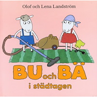 Olof Landström Bu och Bä i städtagen (bok, kartonnage)
