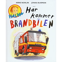 Arne Norlin Här kommer brandbilen (bok, kartonnage)