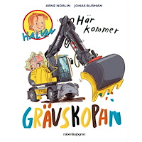 Arne Norlin Här kommer grävskopan (bok, kartonnage)