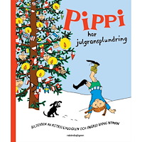 Astrid Lindgren Pippi har julgransplundring (bok, kartonnage)