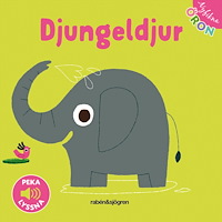 Rabén & Sjögren Djungeldjur. Peka - lyssna (bok, board book)