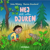 Julia Wiberg Hej till alla djuren (bok, board book)