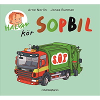 Arne Norlin Halvan kör sopbil (bok, board book)