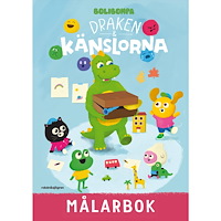 Arvid Tappert Draken och känslorna målarbok (häftad)