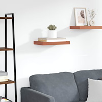 vidaXL Vägg hylla Väggmonterad Röd 40 x 23,5 x 4 cm Konstruerat trä