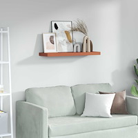 vidaXL Vägg hylla Väggmonterad Röd 90 x 23,5 x 4 cm Konstruerat trä