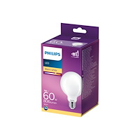 Philips Philips - LED-glödlampa - form: G93 - glaserad finish - E27 - 7 W - varmt vitt ljus - 2700 K