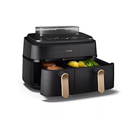 Philips Philips 5000 Series NA552 - dubbel luftfritös - svart rostfritt stål