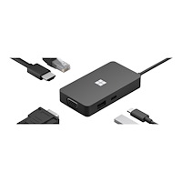 Microsoft Microsoft USB-C Travel Hub - dockningsstation - USB-C - VGA, HDMI - 1GbE