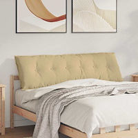 vidaXL Ryggkudde Grågrön 160 x 50 cm Kordread tyg