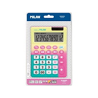 Milan Milan miniräknare Sunset gul-rosa 12 positioners miniräknare...