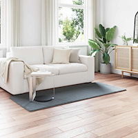 vidaXL Fusk-kaninpälsmatta Olite Antracit 100 x 200 cm Polyester