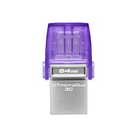 Kingston Technology Kingston DataTraveler microDuo 3C - USB flash-enhet - 64 GB