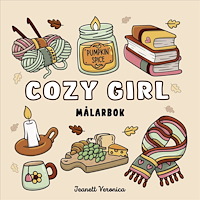 Jeanett Veronica Cozy Girl : Målarbok (häftad)